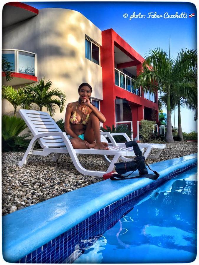 Agua Del Caribe Aparthotel Sosúa Exteriör bild